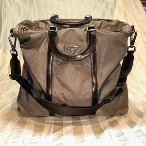 PRADA Prada handbag BN1050 nylon khaki